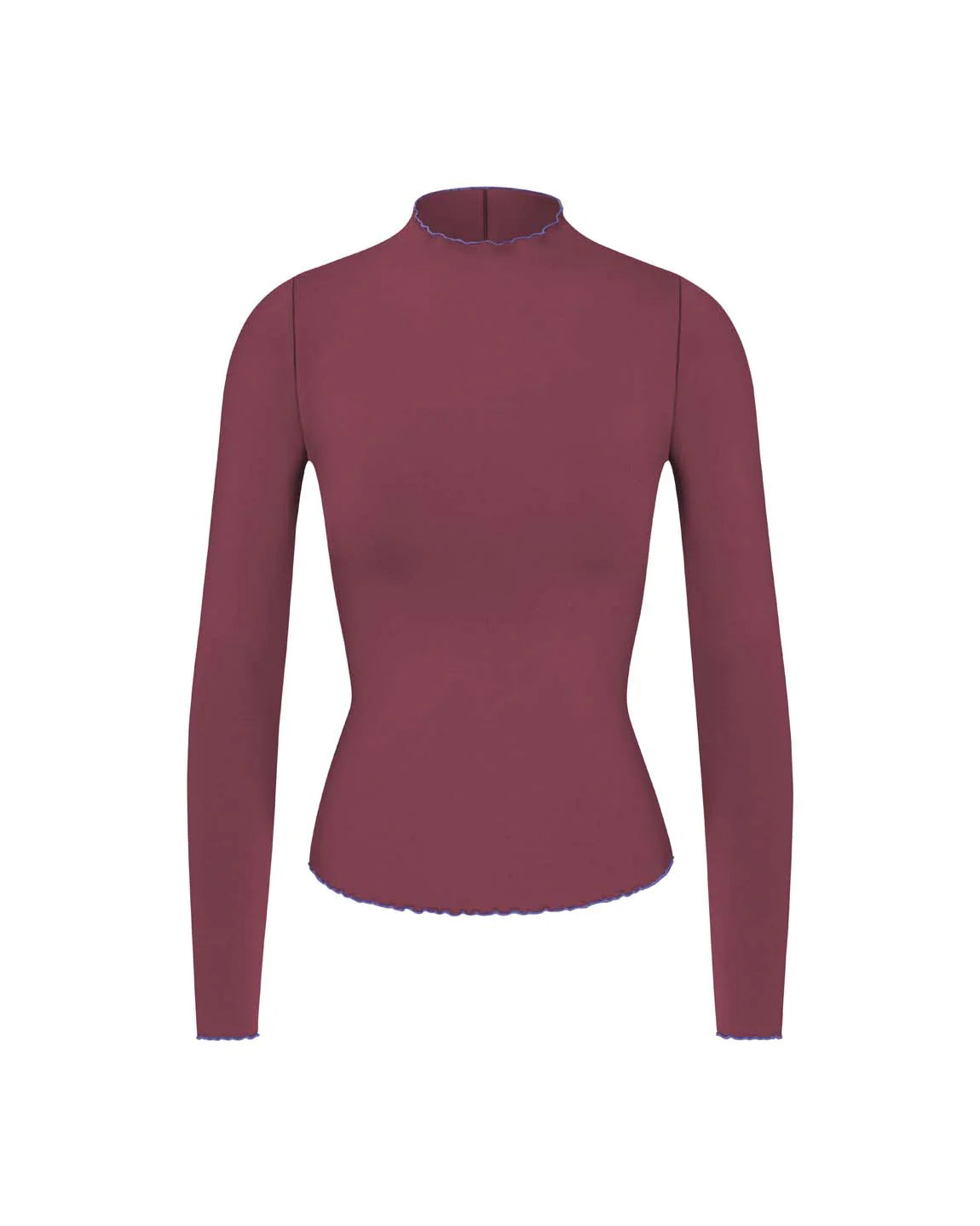 Left on Friday Rays Long Sleeve Top *Long - Desert Plum / Riptide