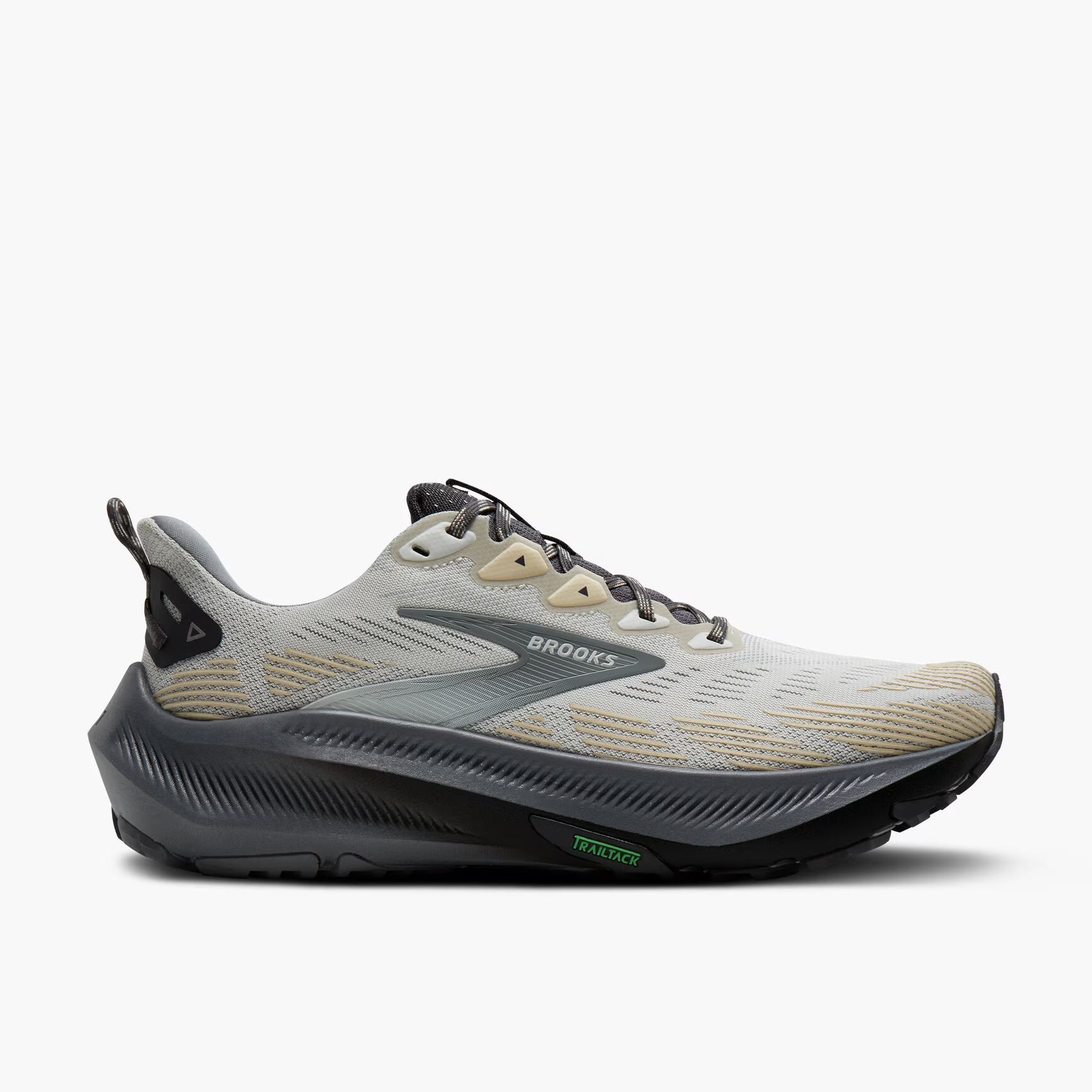 Brooks Men's Ghost Trail - Gray/Gray/Bleached Sand