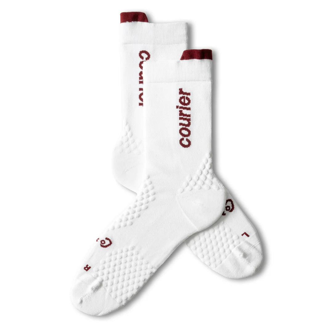 Courier - The HiFi Sock - White/Plum