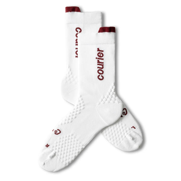 Courier - The HiFi Sock - White/Plum