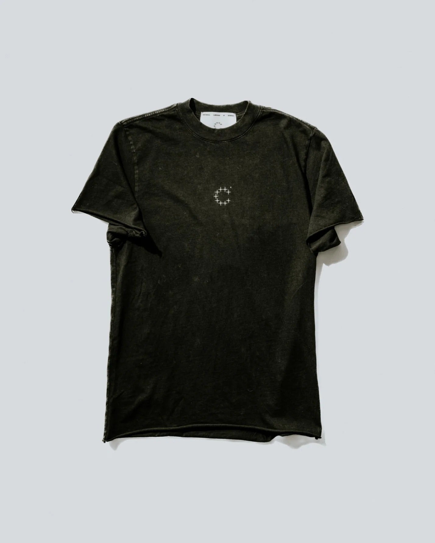 Currently Running - C-R™ Cutdown Tee - Vintage Black