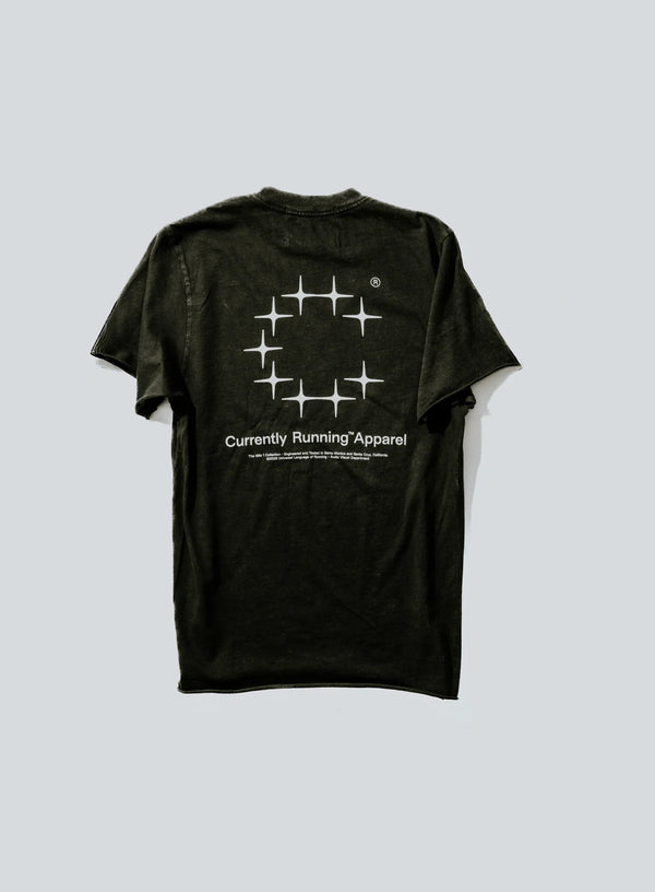 Currently Running - C-R™ Cutdown Tee - Vintage Black