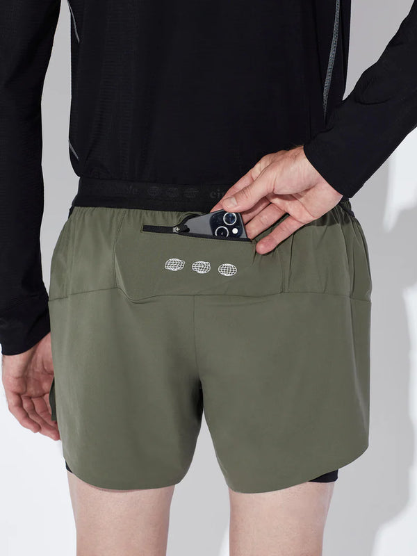 Circle Men's Legend 2-in-1 Short - Moss
