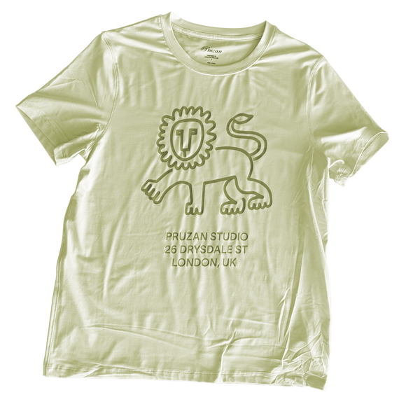 Pruzan Lion Studio Tee - Citron