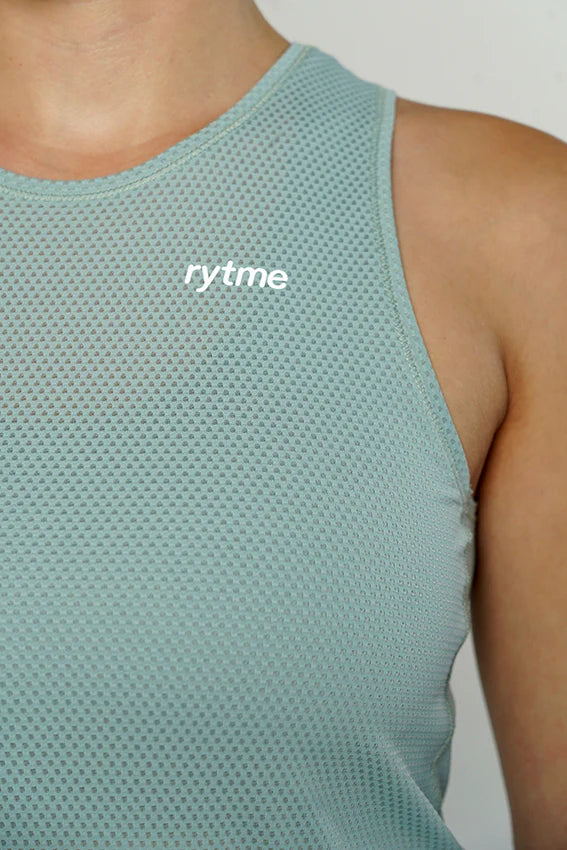 Rytme Sport High Sun Tank - Moss Green