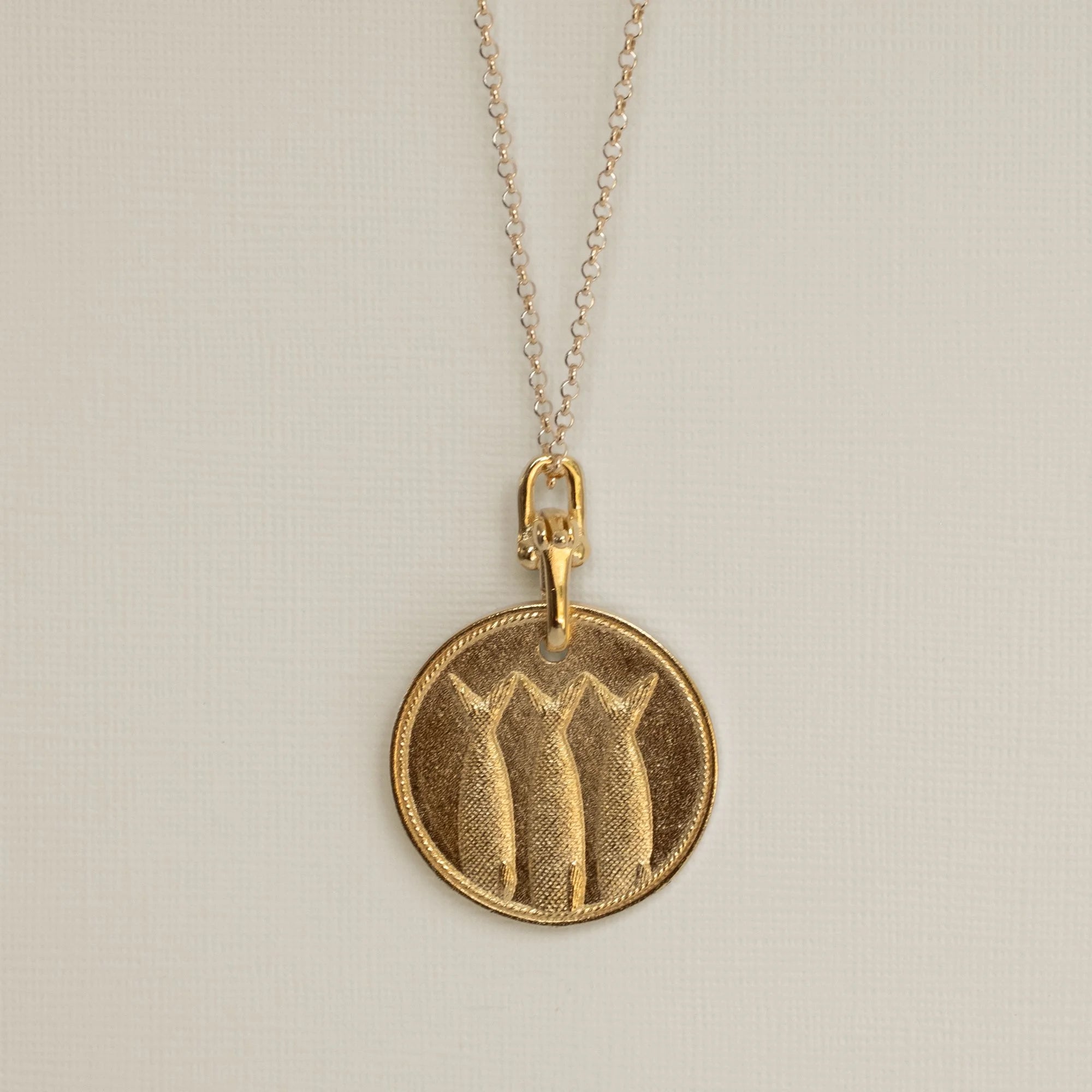 Merewif Heads or Tails Pendant - Gold