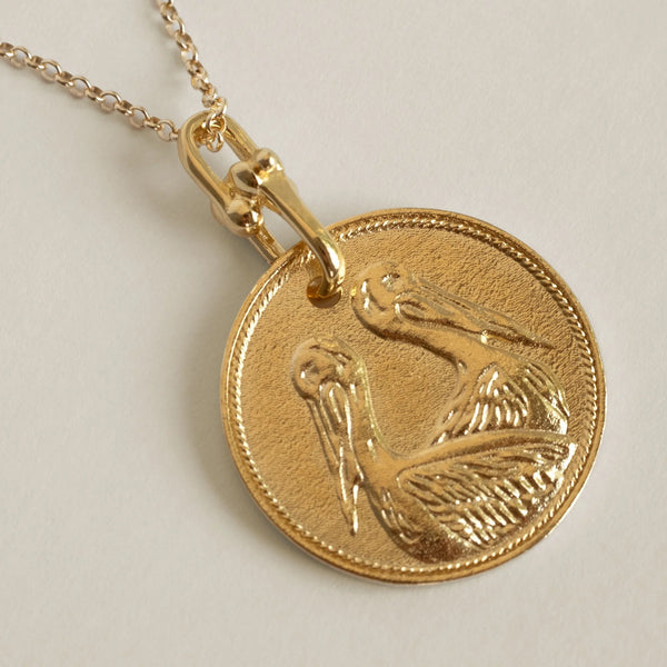 Merewif Heads or Tails Pendant - Gold