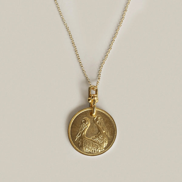 Merewif Heads or Tails Pendant - Gold