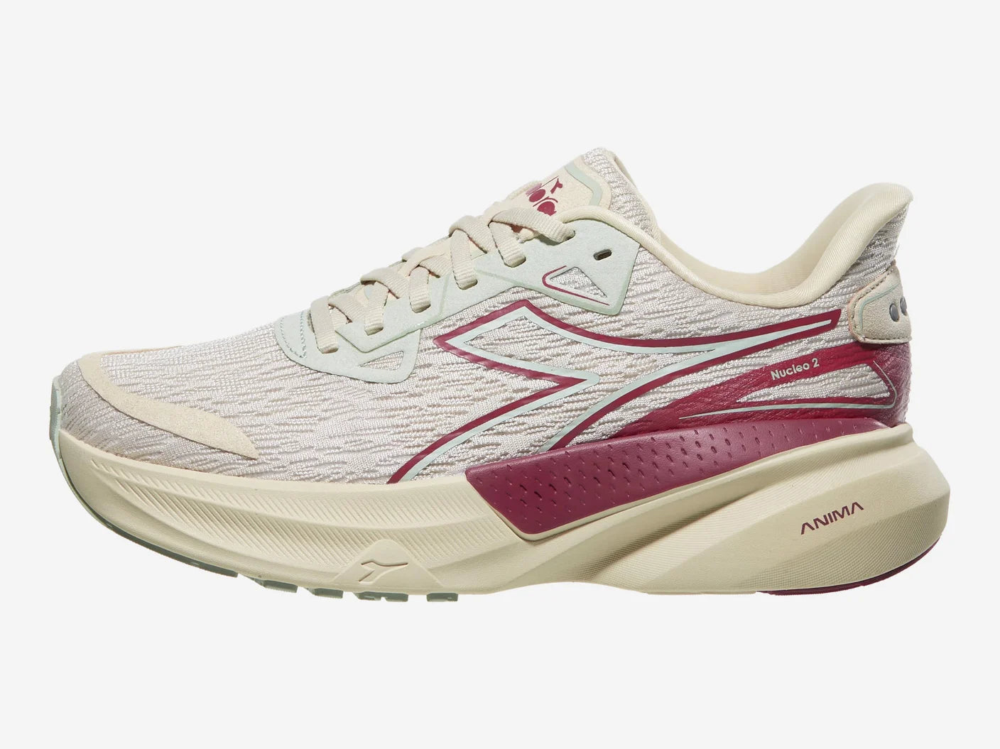 Diadora Women's Nucleo 2  - Almond milk / Earth red