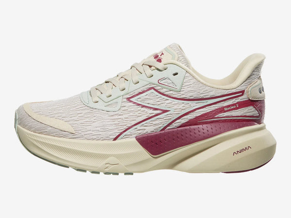 Diadora Women's Nucleo 2  - Almond milk / Earth red