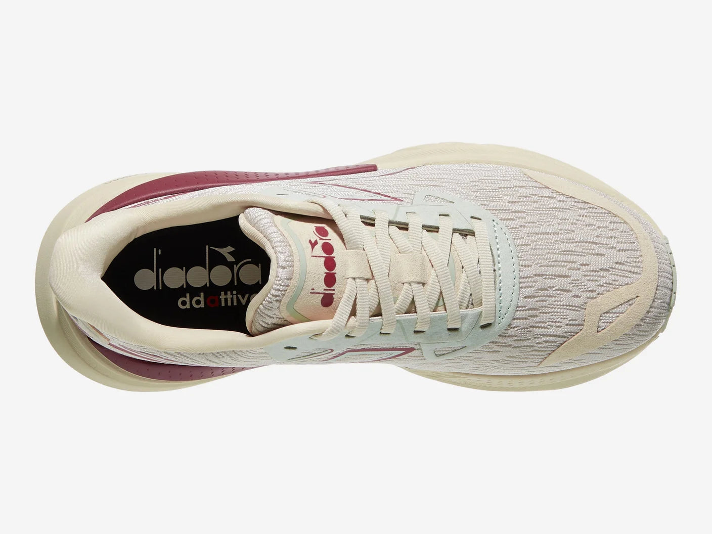 Diadora Women's Nucleo 2  - Almond milk / Earth red