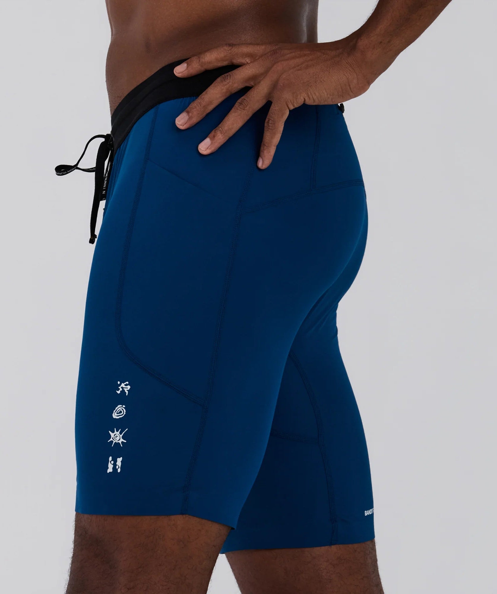 Bandit Men's SoLite™ 5 Pocket Half Tights - Ink Blue