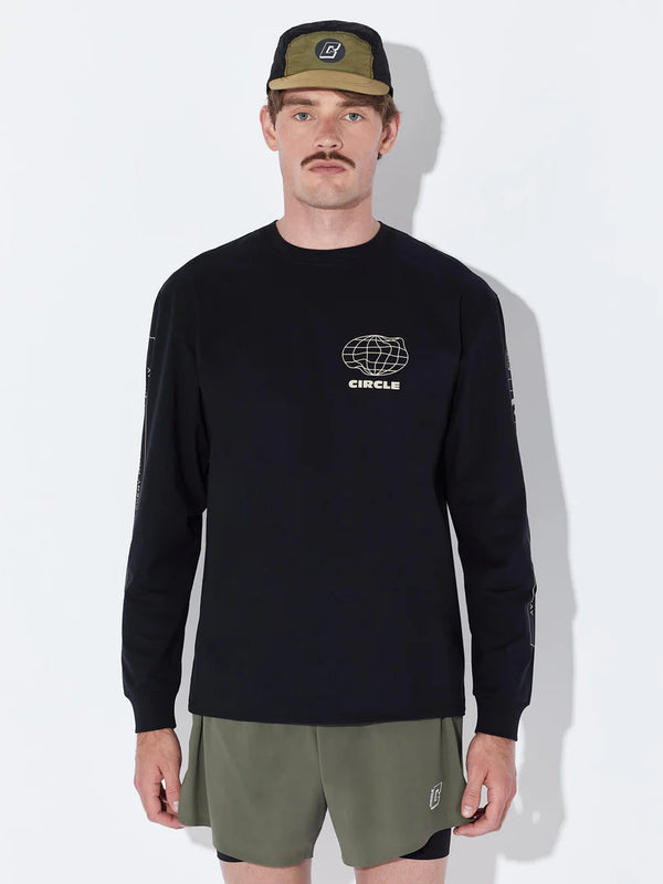 Circle Feel Good Pop Long Sleeve T-shirt - Onyx