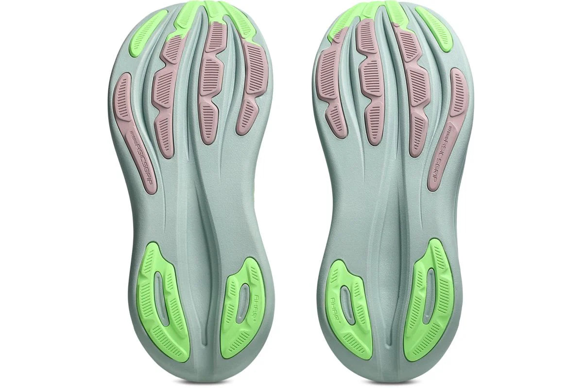 Asics GEL-NIMBUS 28 Women's Cloud Grey / Illuminate Green