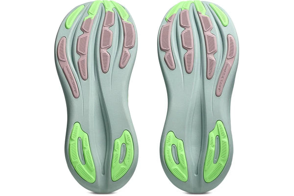 Asics GEL-NIMBUS 28 Women's Cloud Grey / Illuminate Green