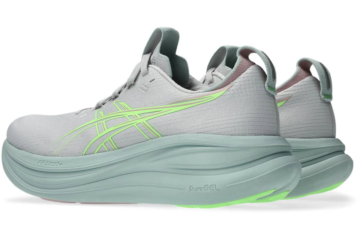 Asics GEL-NIMBUS 28 Women's Cloud Grey / Illuminate Green