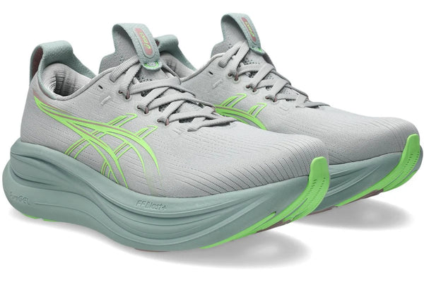 Asics GEL-NIMBUS 28 Women's Cloud Grey / Illuminate Green
