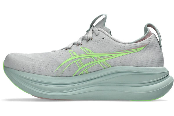 Asics GEL-NIMBUS 28 Women's Cloud Grey / Illuminate Green