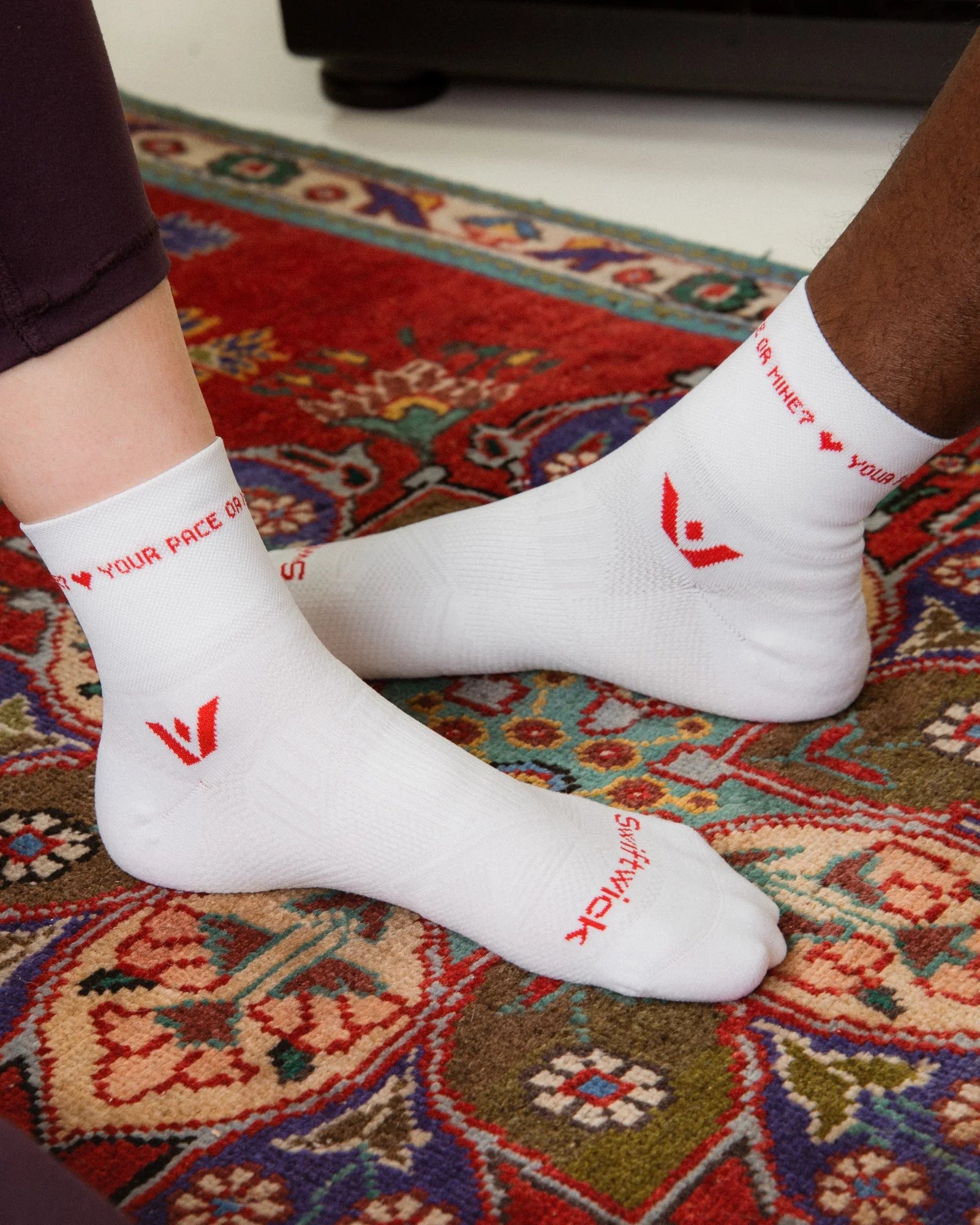 Swiftwick Aspire Quarter Crew - YOUR PACE OR MINE *Special Edition